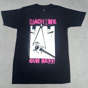 Machine Gun Kelly Tickets To My‎ Downfall T Shirt Men's Size M Black 2-Sided Tee